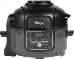 Friteuza Ninja NINJA OP100EU Food Mini Hot Air este un dispozitiv compact care utilizeaza aerul cald pentru a prepara alimente crocante si delicioase, fara a fi necesar uleiul. Aceasta friteuza Ninja dispune de tehnologia avansata Ninja Air Fryer car