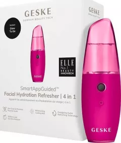 Cremă hidratantă facială Geske 4 în 1 cu aplicație (magenta),roz