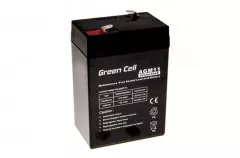 Acumulator stationar AGM 6V 5Ah VRLA plum acid baterie fara mentenanta jucarii sisteme de alarma Green Cell