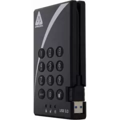 Hard Disk extern Apricorn A25-3PL256-1000, Aegis Padlock, USB 3.0,  1 TB,  2.5'', negru