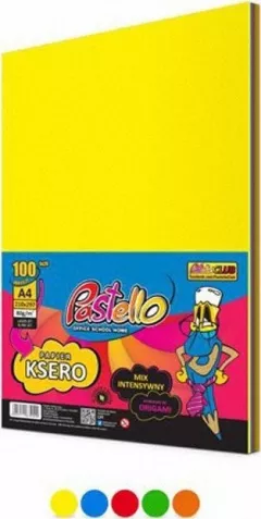 Hartie Pastello Copy A4 80g mix de culori 100 coli