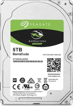 HDD Laptop Seagate BarraCuda® 5TB, 5400rpm, 128MB cache, SATA III