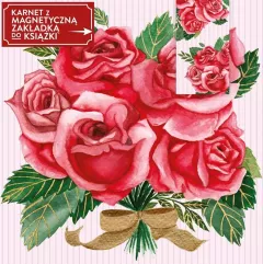 HENRY Card + semn de carte magnetic Trandafiri