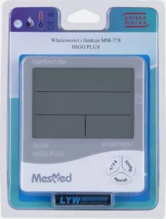 Higrometru MesMed Mesmed MM-778 Stație meteo Higo Plus cu termometru și funcție de ceas