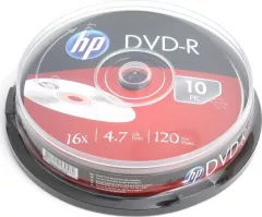 HP DVD-R 4,7 GB 16x10 buc (hDME00026)