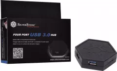 HUB USB SilverStone 4x USB-A 3.0 (SSTEP01B)