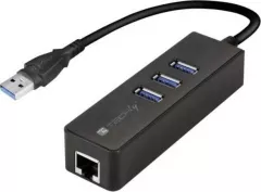 Adaptor TECHLY și USB 3.0. Gigabit Ethernet m. USB3.0 3Port s