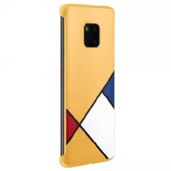 Husa de protectie Huawei Abstract Art Theme pentru Mate 20 Pro, Yellow