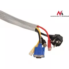 Husa elastica ghidaj cabluri cu scai, lungime 1.8m, latime 85mm, gri