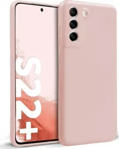 Husa telefon Crong CRG-COLR-SGS22P-PNK, pentru Samsung Galaxy S22+, Roz