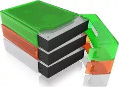 Icy Box Set de șase cutii pentru hard disk-uri de 3,5" (IB-AC602B)