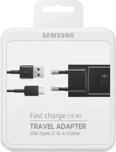 Incarcator retea Samsung EP-TA20, USB Type-C, AFC, Black