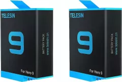 Încărcător Telesin + 2x baterii reîncărcabile pentru Gopro Hero 9