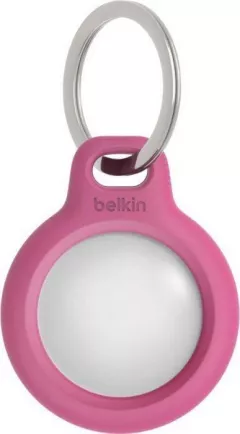 Inel de chei Belkin Belkin Secure Holder pentru Apple AirTag roz