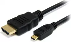 HDMI - cablu micro HDMI Savio CL-39 1m negru, auriu k. v1.4