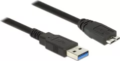Cablu USB 3.0 la micro USB-B 0.5M Negru CleanPC