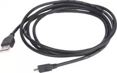 Cablu de date Gembird, MicroUSB-USB, 1.8m, Negru
