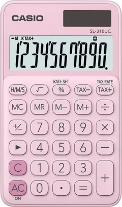 Calculator Casio birou 10 digits sl-310uc, roz
