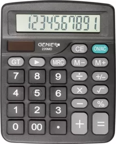 Calculator Genie GENIE Tischrechner Basic 220 MD 10-stellig