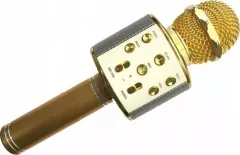 Karaoke Microfon Difuzor Bluetooth Ws858 - aur