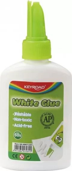 Keyroad Keyroad White Glue, 60G, ambalat pentru afișaj