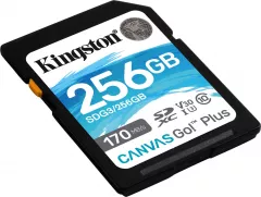 Kingston Canvas Go! Plus SDXC 256 GB clasa 10 UHS-I/U3 V30 (SDG3/256 GB)