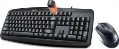 Kit tastatura + Mouse Genius KM-200, USB, Negru