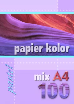 100k A4 color de hârtie 80g mix de culori pastel