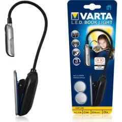 Lampa de citit Varta 16618, LED Book Light, 2xCR2032