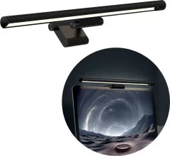 Lampa pentru monitor Baseus i-wok Fighting Pro, LED, 5W, aluminiu, cablu inclus, Negru