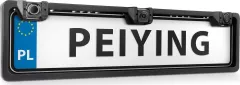 Licență pentru camere de rețea PeiYing Cameră de marșarier pentru mașină cu giroscop și senzor de parcare în cadrul plăcuței de înmatriculare Peiying
