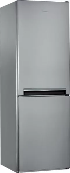 Combina frigorifica  Indesit LI7 S1E W,
Argint,
39 dB,4 rafturi,
Fara display