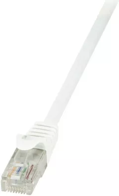 Cablu UTP Logilink, cat. 6, 0.5 m, Alb