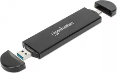 Manhattan Drive Carcasă externă Manhattan USB-C/A 3.2 Gen2 M.2 NVMe SSD SATA