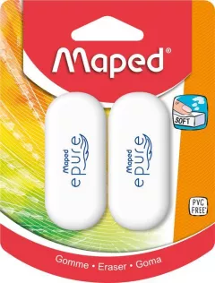 Maped EPURE ERASER OVAL 2 PUC. BLISTER 103700
