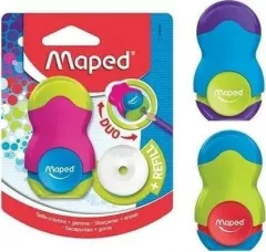 Maped Sharpener cu radieră Loopy colorat MAPED