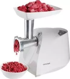 Masina de tocat carne Concept MM4310, 3000 W, 3 site, 1.5 kg/ min, accesoriu pentru carnati, Alb