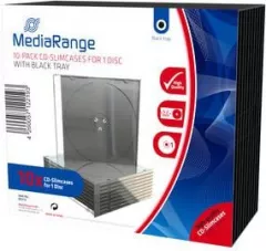 Medii de stocare mediarange CD / DVD SlimCase, 10 piese (BOX32)