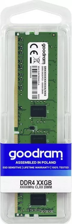 Memorie RAM GoodRam, GR2400D464L17/16G, 16GB, DDR4, 2400 MHz, CL 17