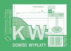 KW imprimare dovada wielokopia A6 plata, 80kart., M & P (38K013A)