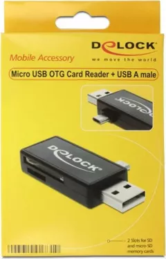 Micro USB OTG + USB A(M) (91731)