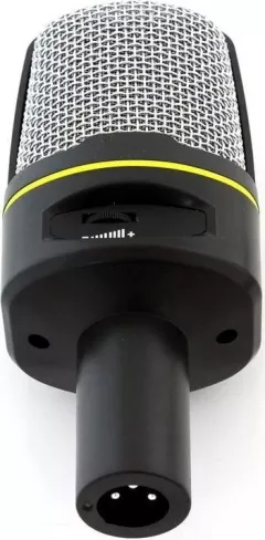 Microfon universal AUX, ProCart, trepied, Jack 3.5 cm, compatibil smartphone, negru