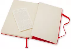 Moleskine Classic Red Notebook, Ruled Large, Moleskine
