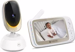Monitor pentru bebeluși Motorola VM85 Connect,bidirecțional,reîncărcabilă,alb,
Fără fir