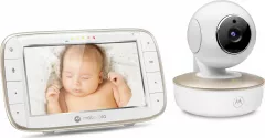 Monitor pentru bebeluși Motorola VM855 Connect, bidirecțional,300 m,baterie-rețea
alb,
Fără fir