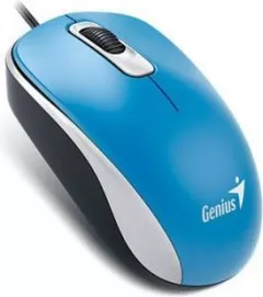 Mouse Genius DX-110 (31010116103), Optic, USB, 3 butoane, 1000 DPI, Albastru