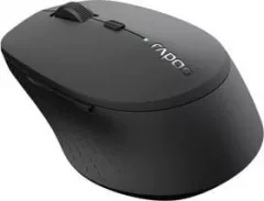 Mouse Optic Wireless RAPOO M300 Silent, Multi-mode, Negru, Fara Fir
