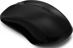 Mouse Rapoo 1620, RBD012, Optic, fara fir, USB, 1000 dpi, 3 butoane, Negru