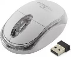 Mouse Titanum Condor TM120W, Optic, USB, Wireless, 1000 DPI, 3 butoane, Alb