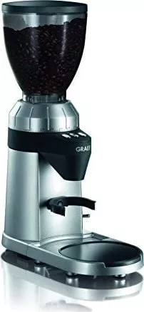 Rasnita profesionala automata de cafea Graef, CM900, 40 de grade de macinare, capacitate pana la 12 cesti, reglabil, recipient detasabil, motor cu viteza lenta pentru pastrarea aromelor, argintiu